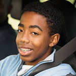 Young Man Driving